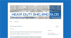 Desktop Screenshot of heavy-duty-shelving.info