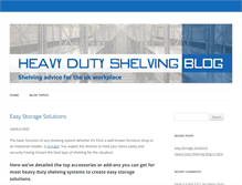 Tablet Screenshot of heavy-duty-shelving.info